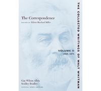 Walt Whitman The Correspondence: Volume II (Tascabile)