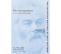 Walt Whitman The Correspondence: Volume III (Tascabile)