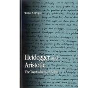 Walter A. Brogan Heidegger and Aristotle (Copertina rigida)