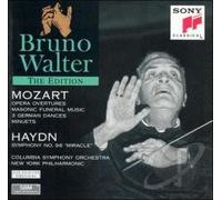 Walter,B. - Bruno Menuets & trios Nos 1 & 5 / Danses allemandes Ouvertures symphonie "the miracle"