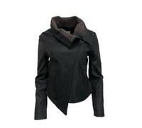 WALTER BAKER Donna Nero Trasformatore Nate Jacket #WBF143923 Nwt