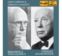 Walter Braunfels Braunfels: Streichquintett/Strauss: Metamorphosen (CD) Album