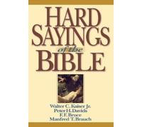 Walter C. Kaiser Peter H. Davids F. F. Bruce Manfr Hard Sayings of (Tascabile)