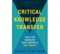 Walter C. Swap Gavin Barton Dorothy Leona Critical Knowledge (Copertina rigida)