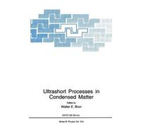 Walter E. Bron Ultrashort Processes in Condensed Matter (Copertina rigida)