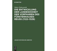 Walter Finkenwi Die Entwicklung Der Landeshoheit Der Vorfahre (Copertina rigida)