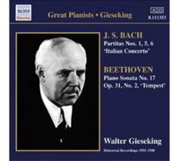 Walter Giesekin Great Pianists: Gieseking: Partitas Nos. 1, 5, 6 / Italian (CD)
