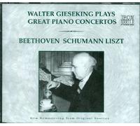 Walter Gieseking - Beethoven/Schumann/Liszt;P