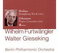 Walter Gieseking - Furtwangler&Gieseking : Schumann Piano Concerto