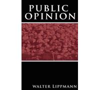 Walter Lippmann Public Opinion (Copertina rigida)