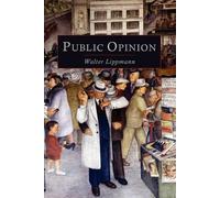 Walter Lippmann Public Opinion (Tascabile)
