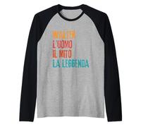 Walter l'Uomo Il Mito La Leggenda Festa di Compleanno Maglia con Maniche Raglan