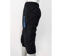 WALTER Pantalone da Portiere 3/4 Modello hydron Colore Nero/Azzurro (s, Nero/Azzurro)