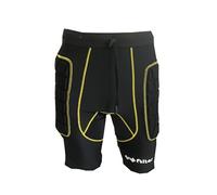 WALTER Pantalonicini Portiere, con Protezioni Laterali, Modello Kepeer. (Nero-Giallo, S)