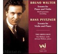 Walter/Pfitzner - Sonatas For Piano & Violin