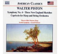 Walter Piston Symphony No. 4, Three New England Sketches (Schwarz) (CD) Album