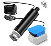 WALTER Pompa per acqua sporca compatibile con batteria Bosch PBA 18 V, 30 l/min, Lift 15 FT, pompa dell'acqua alimentata da 120 W, pompa di trasferimento per fontane profonde per giardino, campeggio