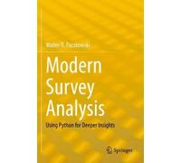 Walter R. Paczkowski Modern Survey Analysis (Tascabile)