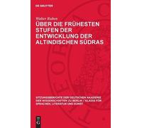 Walter Ruben Über Die Frühesten Stufen Der Entwicklung Der Al (Copertina rigida)
