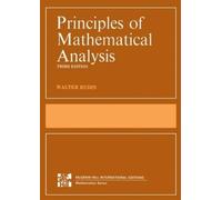 Walter Rudin Principles of Mathematical Analysis (Int'l Ed) (Tascabile)