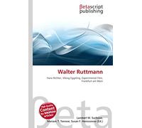 Walter Ruttmann: Hans Richter, Viking Eggeling, Experimental Film, Frankfurt am Main
