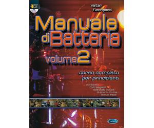 Walter Sacripanti Manuale Metodo di Batteria vol 2 con DVD allegato