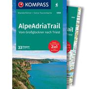 Walter Theil KOMPASS Wanderführer AlpeAdriaTrail, Vom Großglockner n (Tascabile)