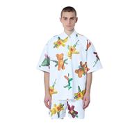 Walter Van Beirendonck - Camicia a Maniche Corte con Logo Orso - - Shirts - Uomo - Multicolore - S