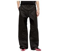 Walter Van Beirendonck - Glitter Finish Space Pants con pannelli in rilievo - - Trousers - Uomo - Nero - L