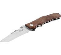 Walther Adventure Folder Wood - Coltello da sopravvivenza estremamente affilato e robusto, Legno, multicolore, m