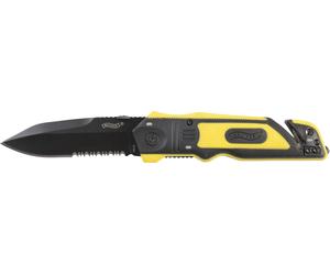 WALTHER Coltello Di Soccorso IN STUC. NERO/GIALLO