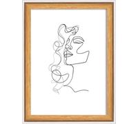 walther design Silhouette NW318H - Cornice portafoto, legno naturale, 13 x 18 cm