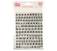 walther design adesivo lettere adesive nere PIMP E CREATE ST6001