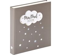 walther design album fotografico antracite 28 x 30,5 cm Album per neonati con copertina ritagliata e stampa in lamina, Baby Magical UK-205