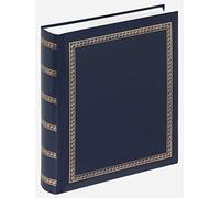 walther design Album Fotografico Blu 29 x 32 cm Ecopelle con goffratura, Lo Spessore Chic MX-101-L