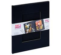 walther design album fotografico nero 16,5 x 20 cm con ritaglio di copertina, PIMP E CREATE FA-090-B