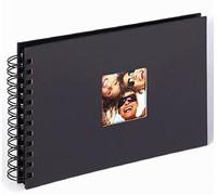 walther design album fotografico nero 23 x 17 cm album a spirale con ritaglio di copertina, Fun SA-109-B