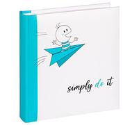 walther design Album fotografico per bambini, Little Explorer Boy, 26x25 cm, blu, FA-277-1