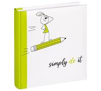 walther design Album fotografico per bambini, Smart Explorer Girl, 26x25 cm, verde, FA-279-2