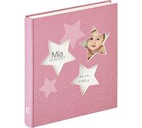 walther design album fotografico rosa 28 x 30,5 cm Album per neonati con copertina ritagliata, Baby Estrella UK-133-R