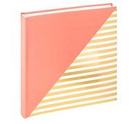 walther design album fotografico rosa salmone 26 x 25 cm con stampa in lamina, Unite FA-237-R