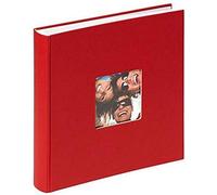 walther design Album Fotografico Rosso 30 x 30 cm con Ritaglio di Copertina, Fun FA-208-R