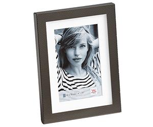 walther design antracite 10 x 15 cm con passe-partout, cornice ritratto Chiara RI015D