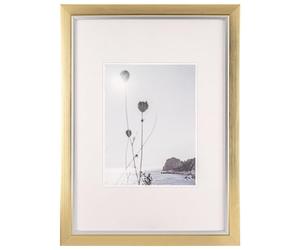 walther design Beyond JI130C Cornice portafoto, da 21 x 29.7 cm, colore oro champagne
