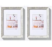 walther design bianca 20 x 30 cm con passe-partout, cornice chalet design EL030W (Confezione da 2)