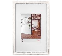 walther design bianco-argento 30 x 40 cm Cornice in legno Metropolis IW040W