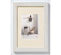 walther design bianco polare 40 x 50 cm con passe-partout, Home Cornice in legno HO050V