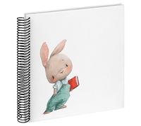 walther design Coniglietto Nosey SA-132 - Album Fotografico con Rilegatura a Spirale, 25 x 25 cm