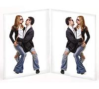 walther design Cornice 13 x 18 cm Arte Vetro Doppia Cornice Ritratto AD1318