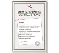 walther design cornice argento 21 x 29,7 cm (DIN A4) Cornice in plastica Trendstyle KP130S